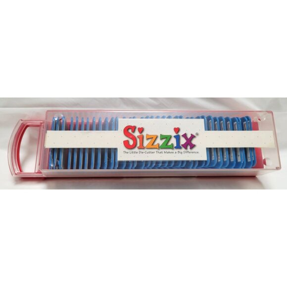 Sizzix Sizzlits CLASSIC Die Storage Case Blue Alphabet Die Cutting Cartridges - Picture 9 of 11